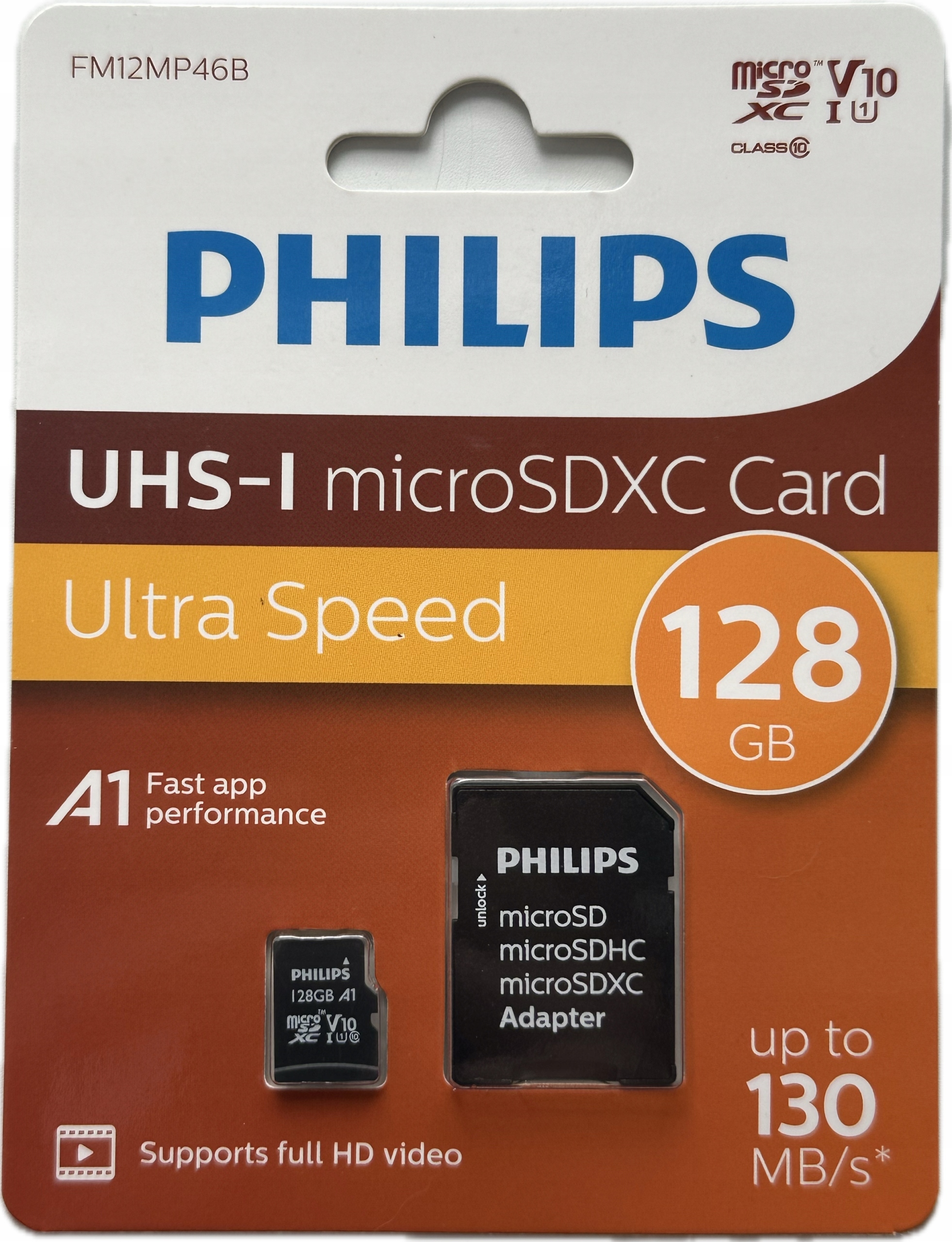 microSD karta s adaptérem Uhs-i micro Sdxc Ultra Speed 130 MB/s FM12MP46B 128 Gb