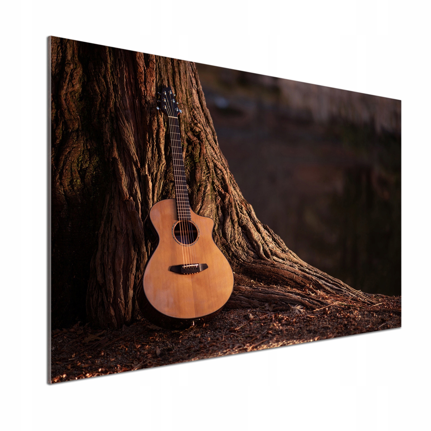 Panel do kuchyne Akustická gitara 100 x 70 cm Lepidlo
