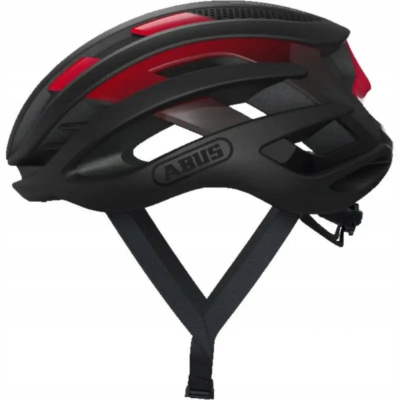 Silniční cyklistická helma Abus AirBreaker Black Red L 59-61cm