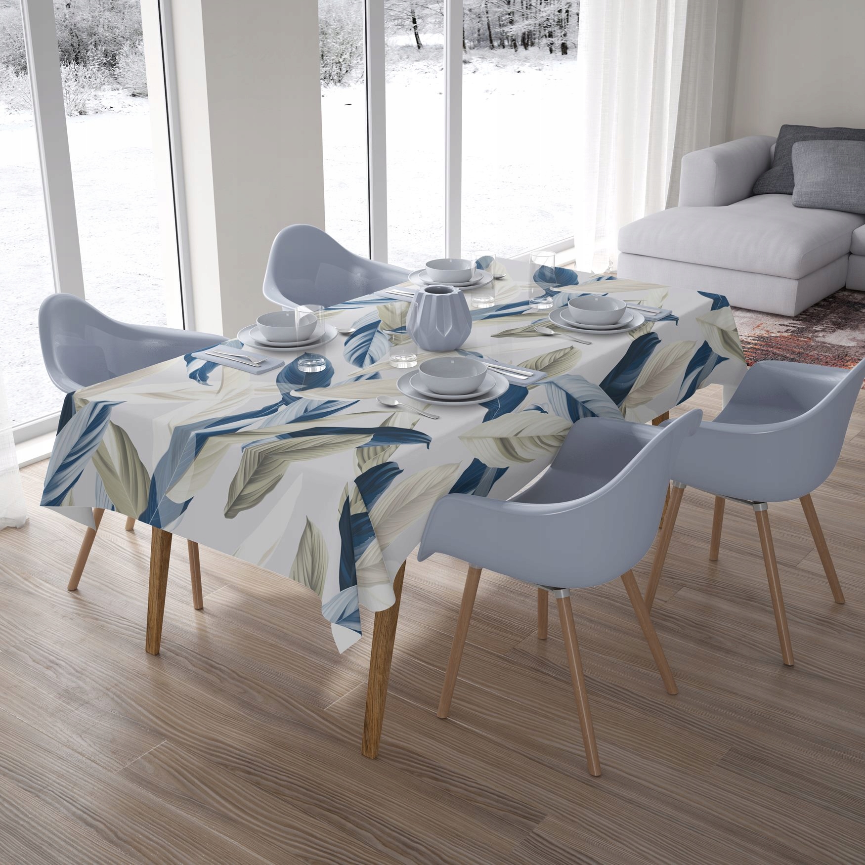 OBRUS PLAMOODPORNY 140X200 GŁADKI MATOWY GRUBY 052 Długość 200 cm