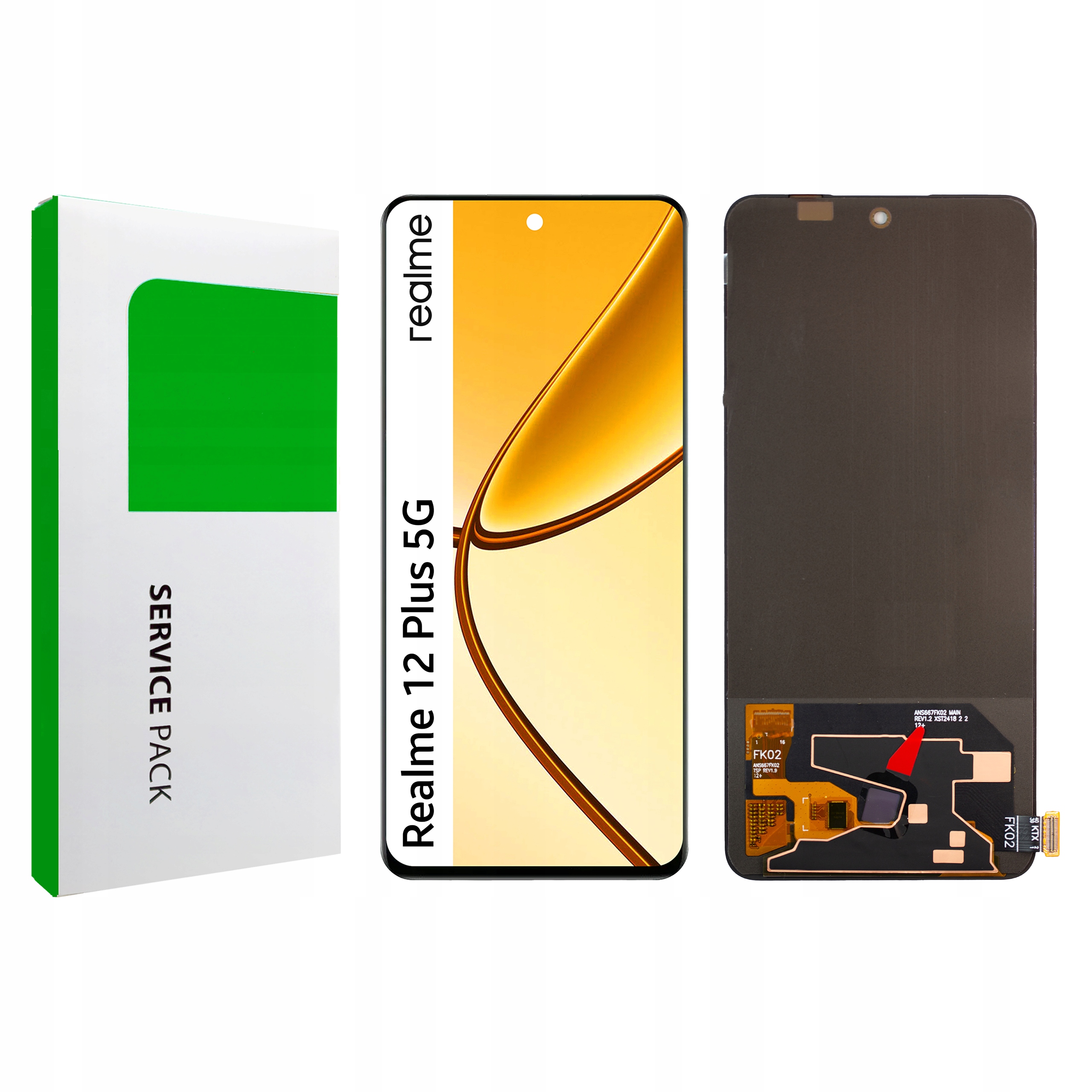 Displej pro Realme 12+ Originál Zila Display Panel LCD