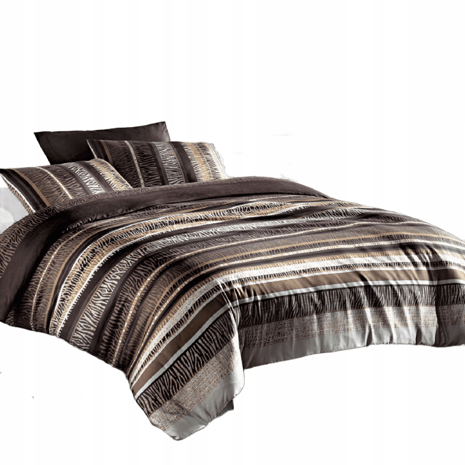 Saténové obliečky Safari 160x220(2) 50x70(4). Issimo Home