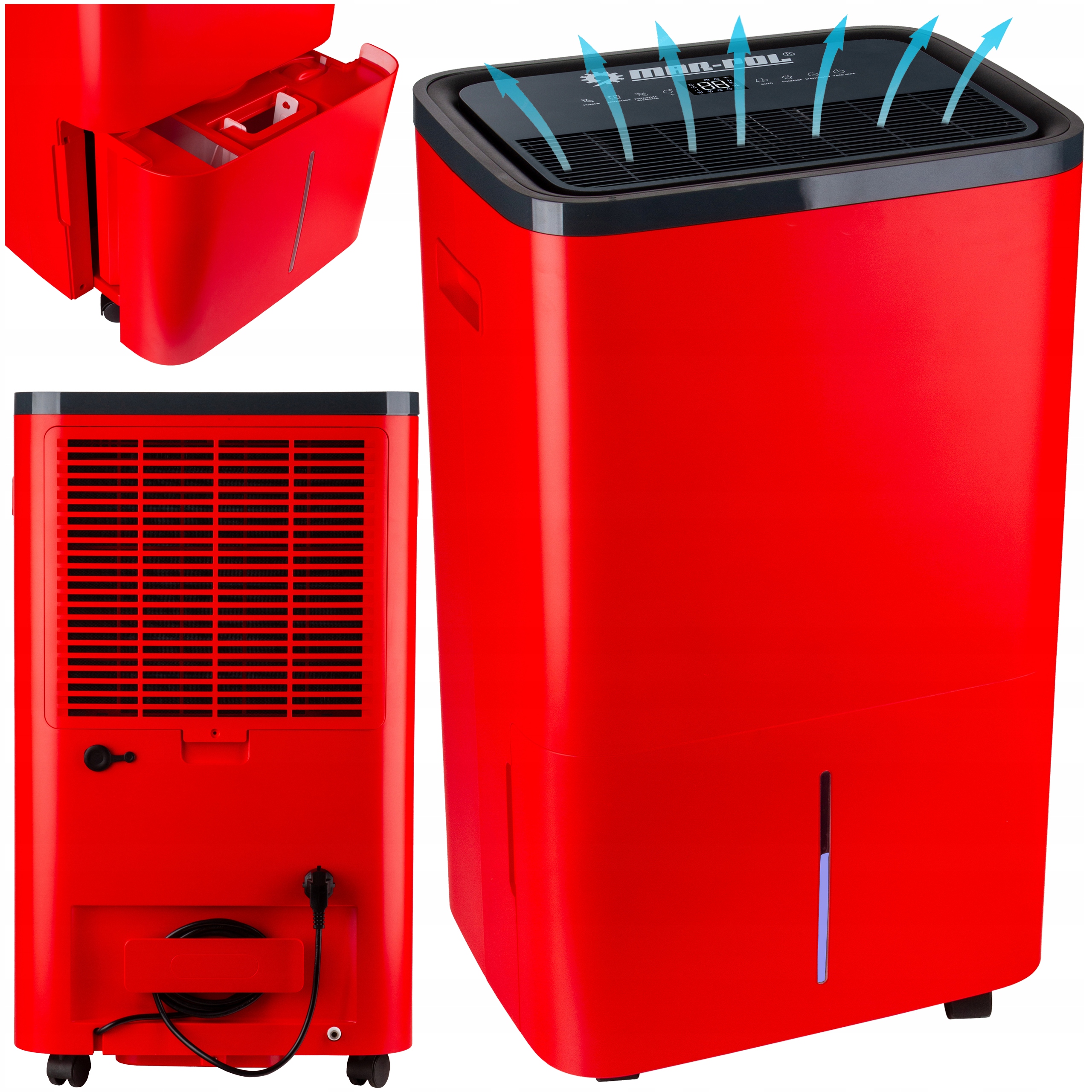 Průmyslový Odvlhčovač Vzduchu Stavební Pohlcovač Vlhkosti 80 L/24 H Čerpadlo