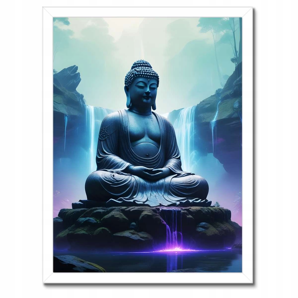 Plakáty v rámu 30x40 Buddha a meditace