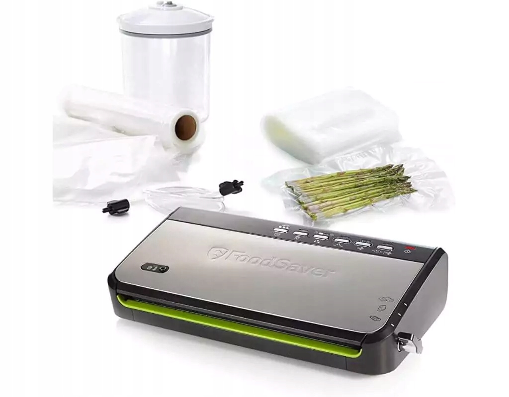 FoodSaver FFS005X Zgrzewarka Próżniowa Schowek na Rolkę Funkcją Pulsacyjną