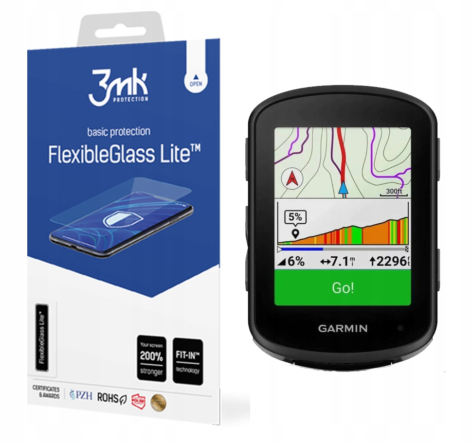 Flexibilní sklo Lite 3MK pro Garmin Edge 540