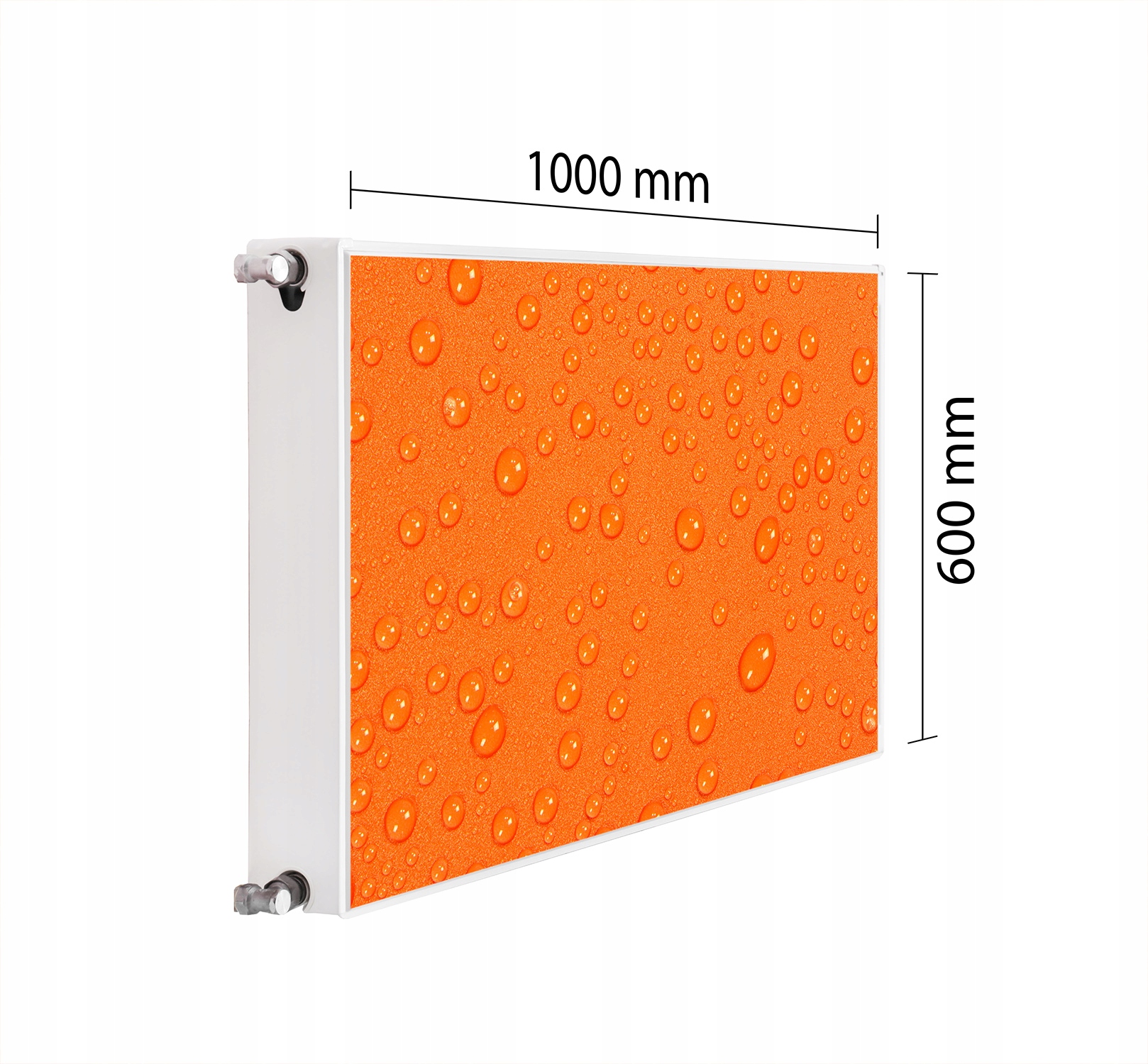 Kryt Na Radiátor Maskovač 100x60 Kapky Podložka Magnet