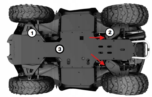 Kryty zadných kyvných ramien Hmwpe Brp Can-Am Outlander G2 715002925