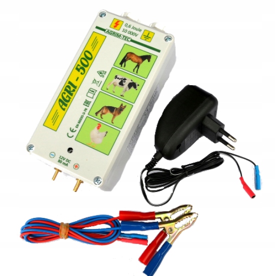 Pastuch 12V/230V AGRI-500 0,6 J pies kot kuna koń