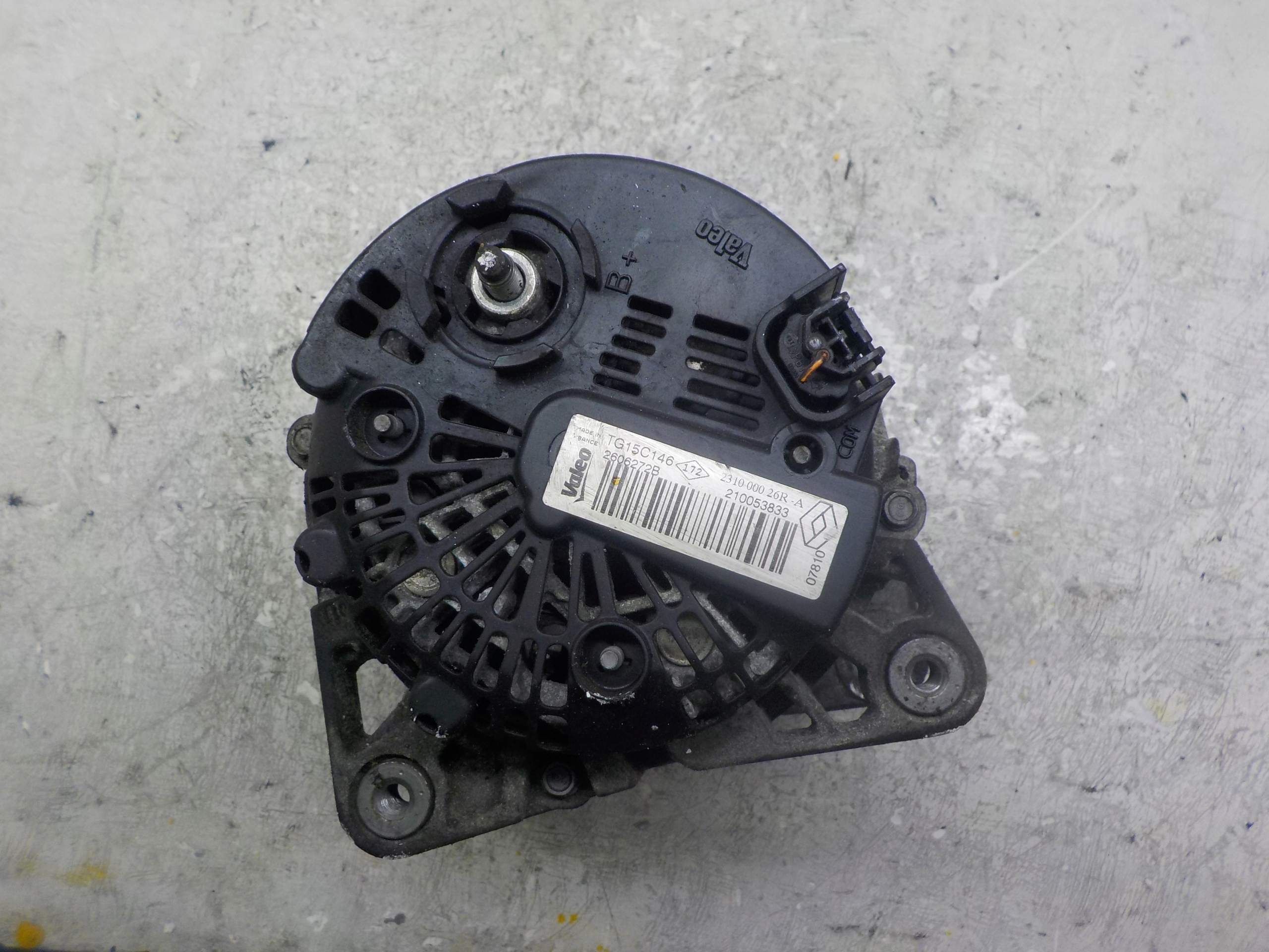 RENAULT SCENIC III 1.5 DCI ORG ALTERNATOR 231000026R-A