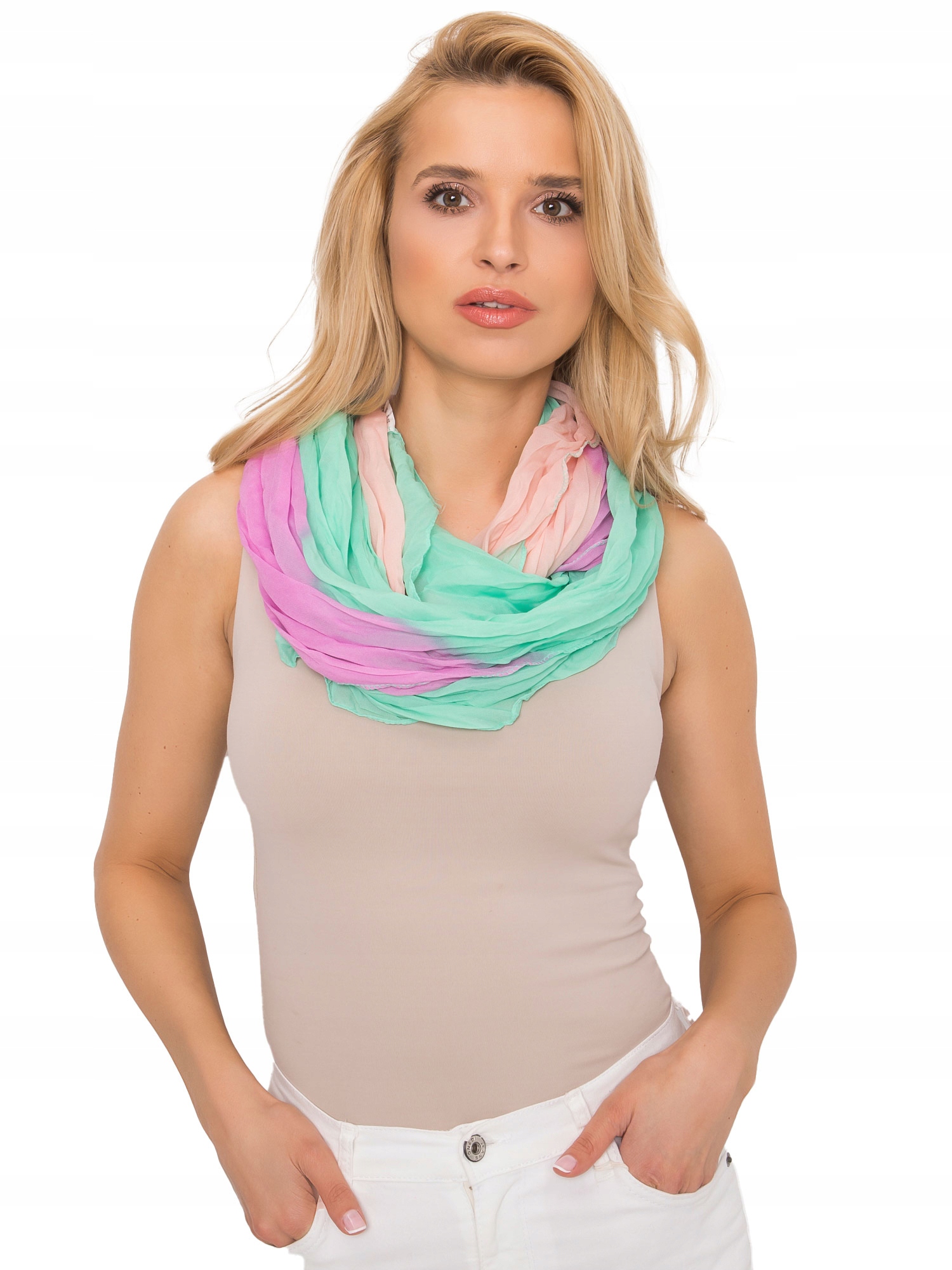 

Gładka Chusta damska Apaszka szal Bandana