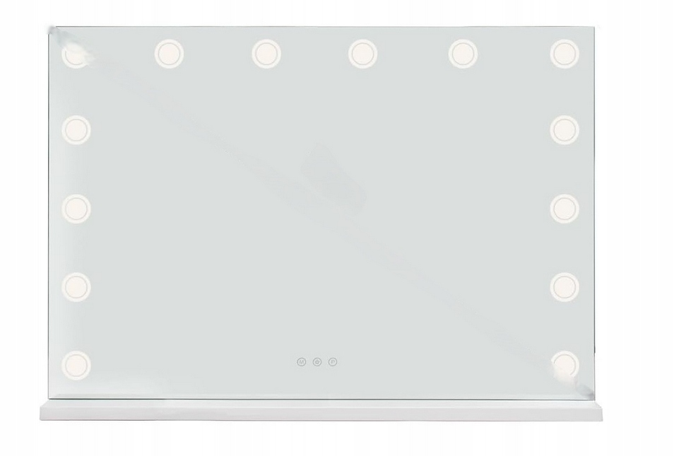 Hansong Bluetooth zrkadlo s Led dotykovými svetlami 58x46 cm na líčenie