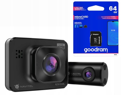 

Wideorejestrator Navitel RC2 Dual Przód+tył 64 Gb