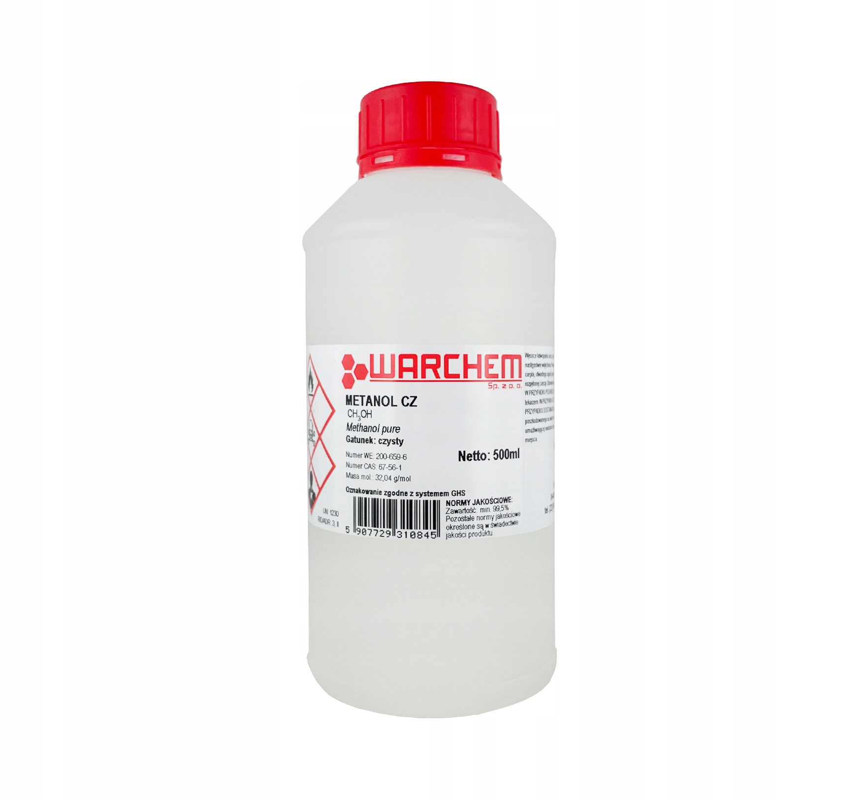 

Metanol czysty 500ml
