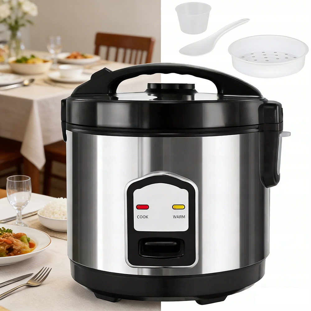 Tlakový Hrnec Na Rýži, 2 L, Pro Druhy Rýže, 400 W, Funkce Udržování Teploty