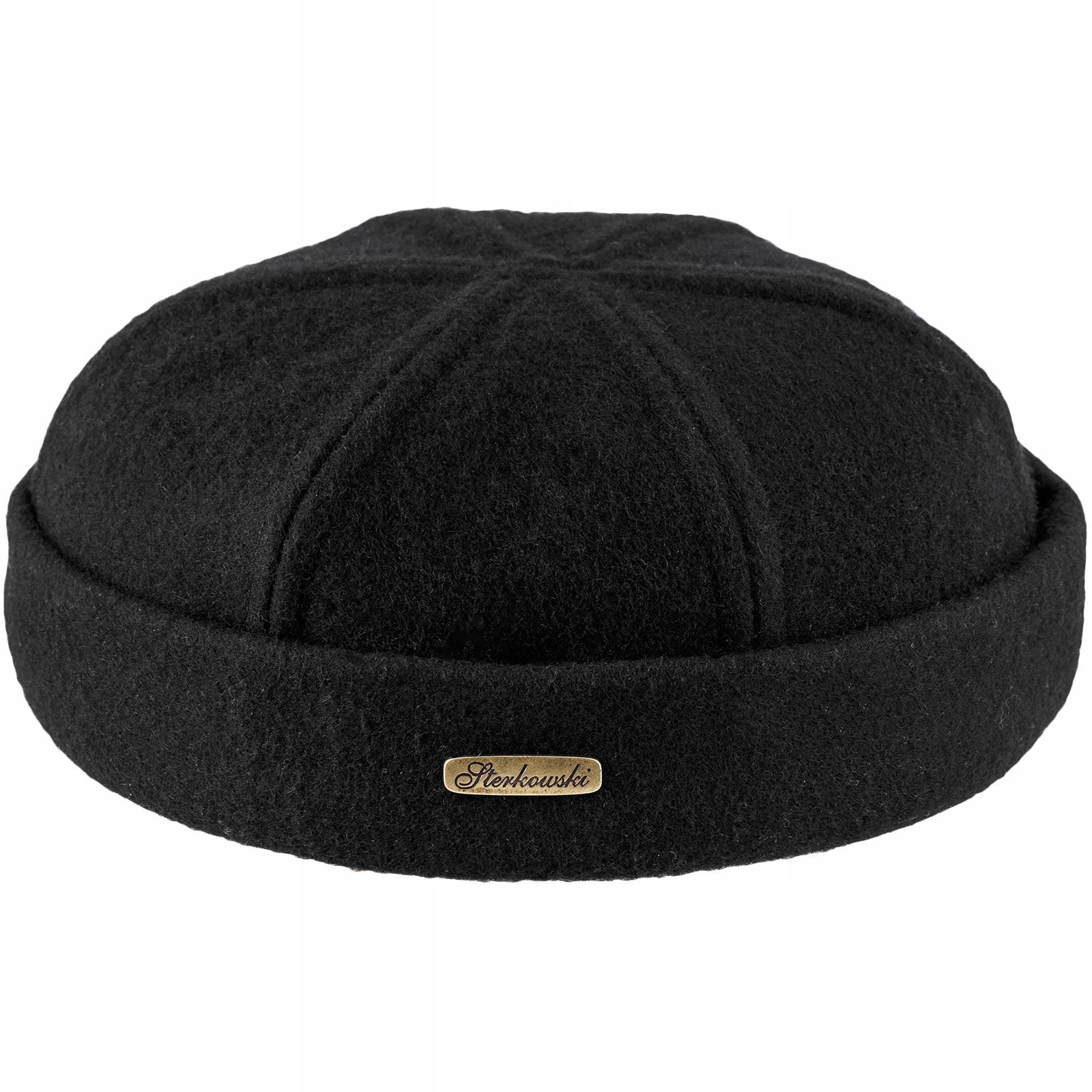 

Czapka Dokerka Czarna Sukno Wełniane Leon 55 CM S