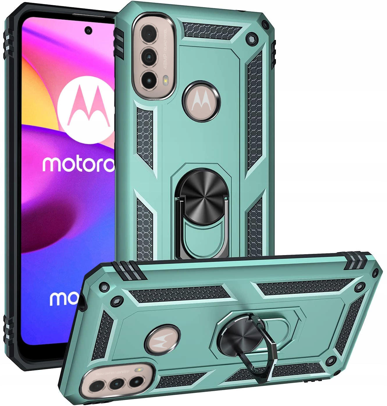 

Etui Pancerne Do Motorola Moto E40 E30 E20 Szkło