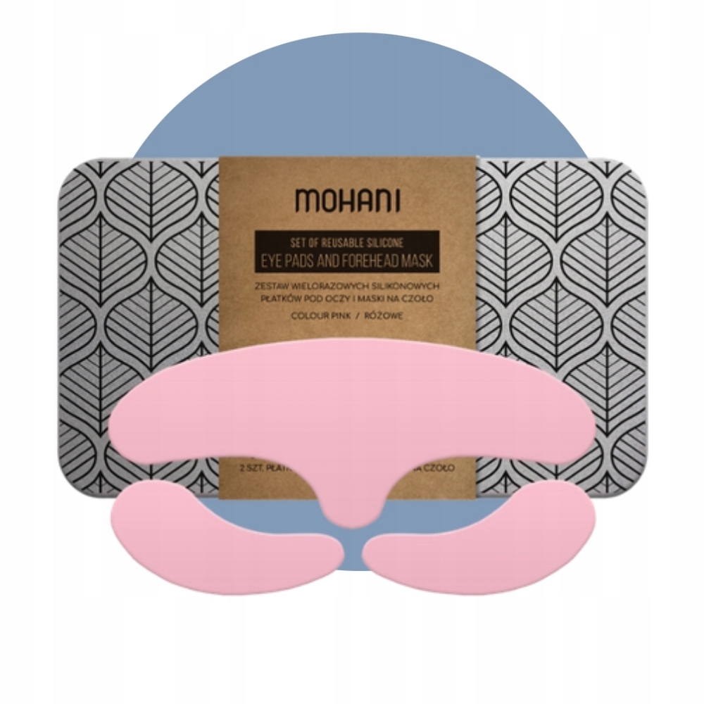 PŁATKI SILIKONOWE POD OCZY WIELORAZOWE MASKA ZESTAW MOHANI