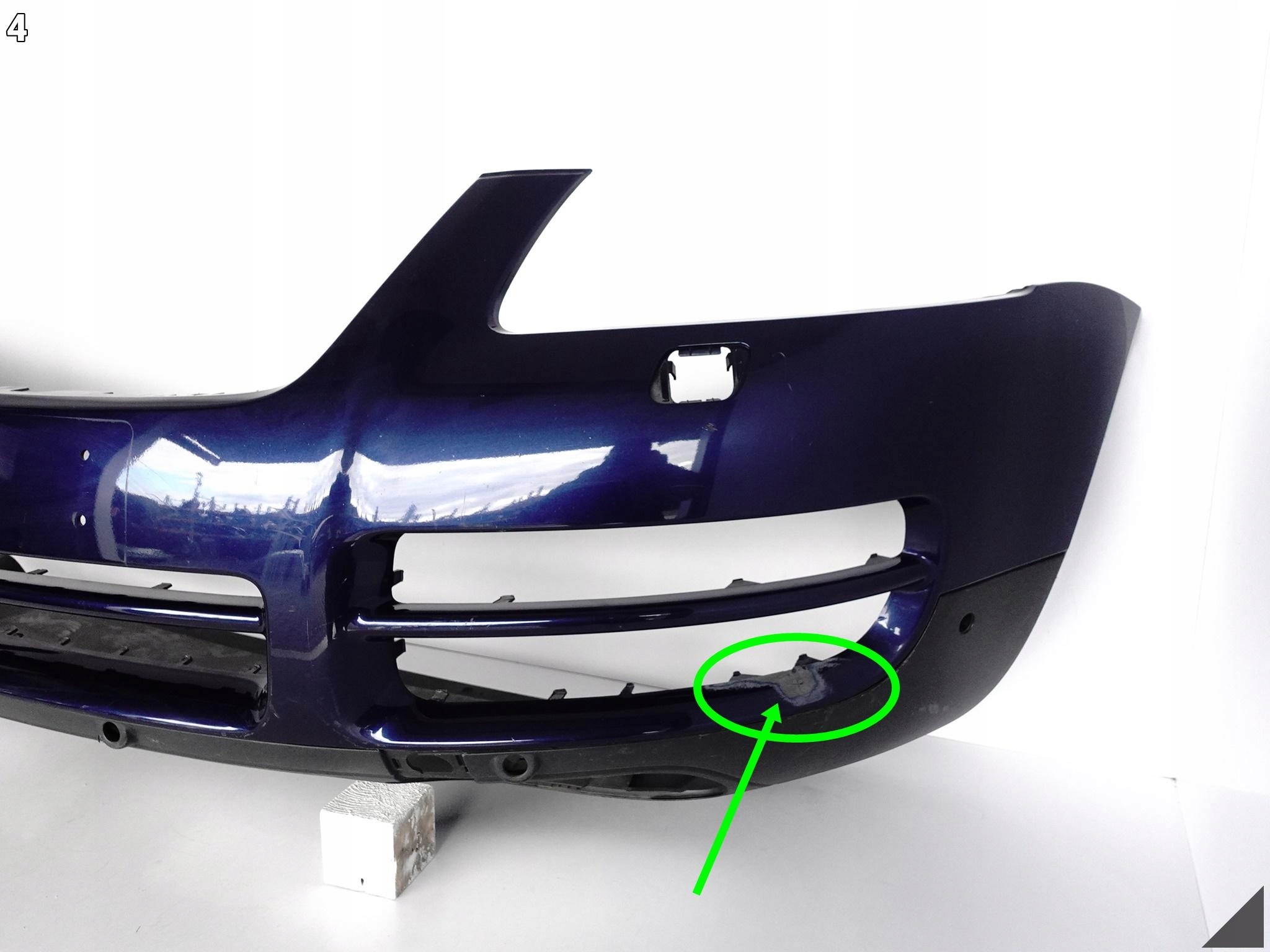 VW TOUAREG and 7L6 02-06 bumper+SPOILER front *washer/6XPDC*