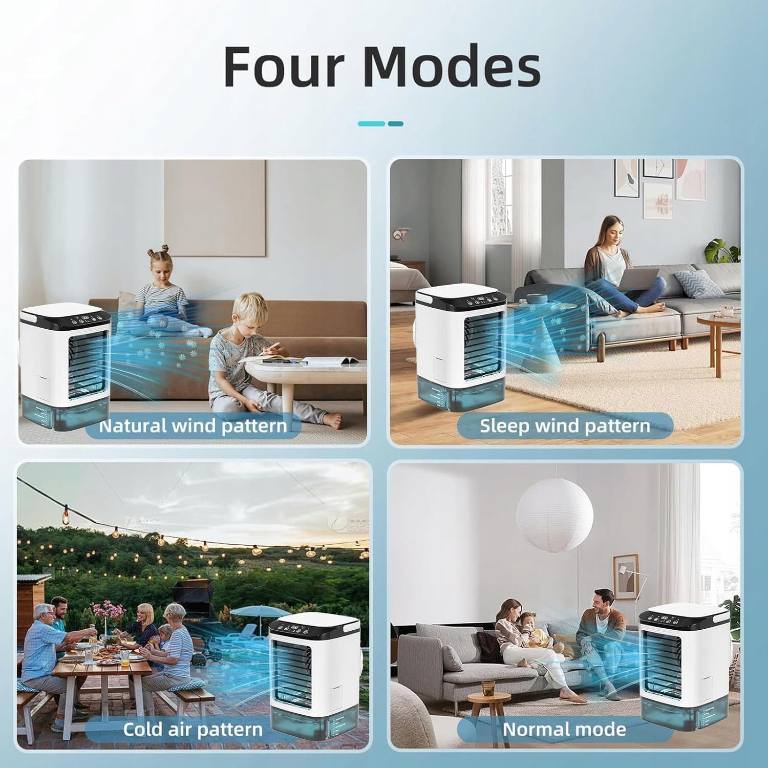 KLIMATYZATOR POKOJOWY MAŁY KLIMATYZATOR POKOJOWY WENTYLATOR CHŁODZĄCY Moc 12 W