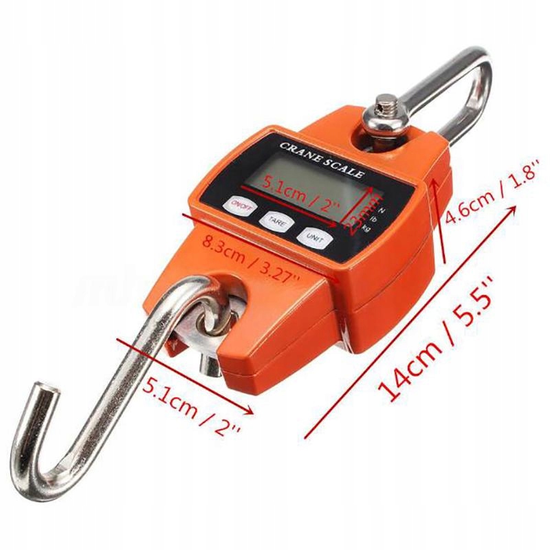 WAGA HAKOWA ELEKTRONICZNA PRZEMYSŁOWA DO 300 KG Rodzaj waga