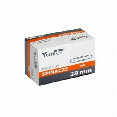 

Spinacze biurowe 28mm 100szt. Yanda