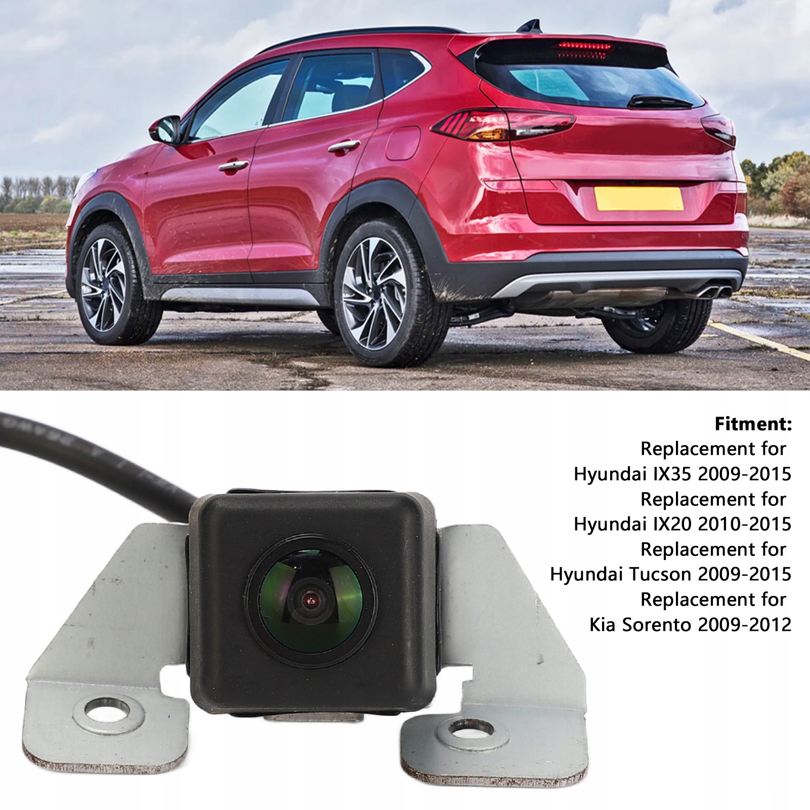 KAMERĄ COFANIA REJESTRATOR SAMOCHODOWY Z TYLNĄ HYUNDAI TUSCON IX35 Numer katalogowy producenta Ix35 Tucson 2010-2013