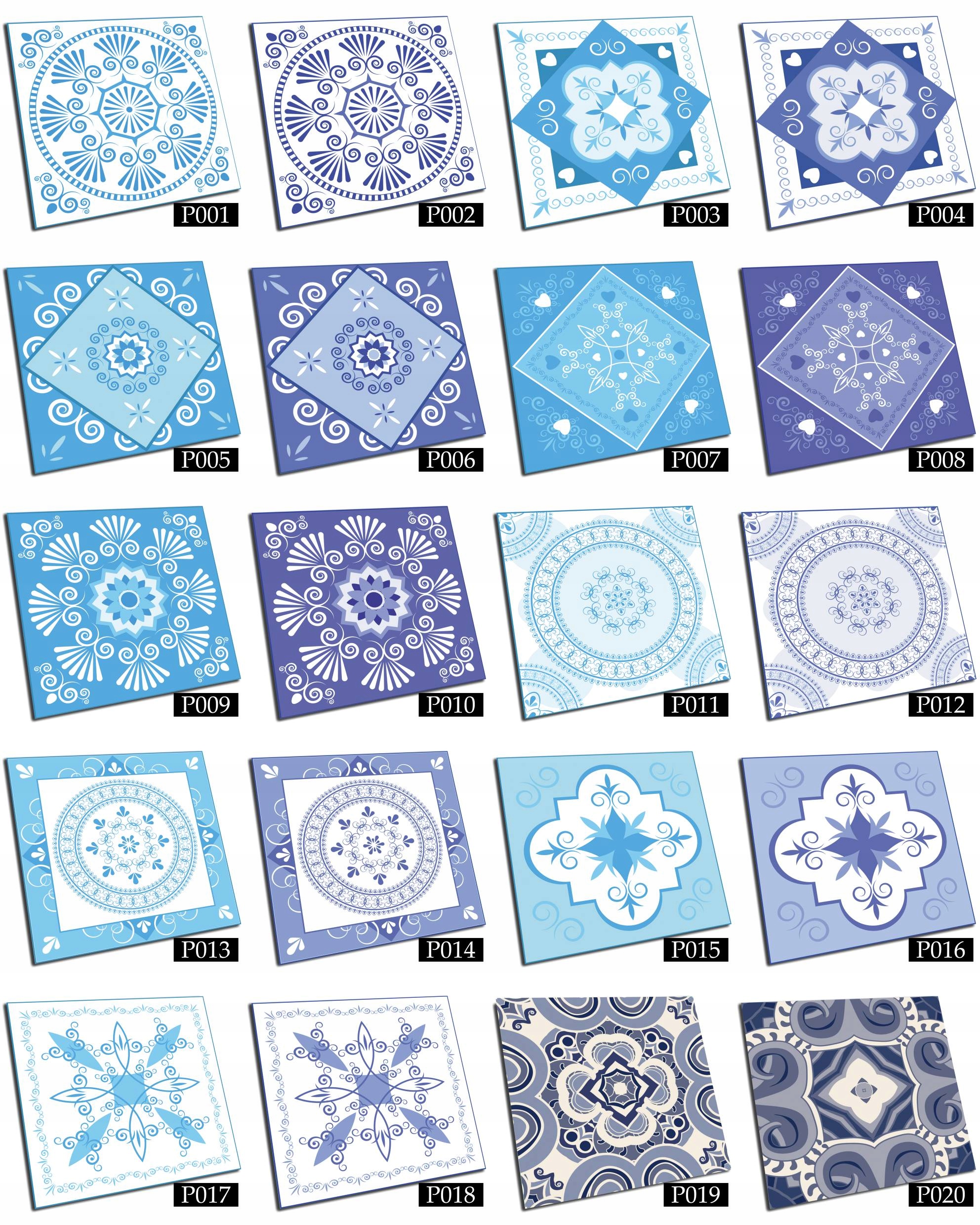 KAFLE samoprzylepne PCV 30x30 Vintage Azulejos Kolekcja PREMIUM