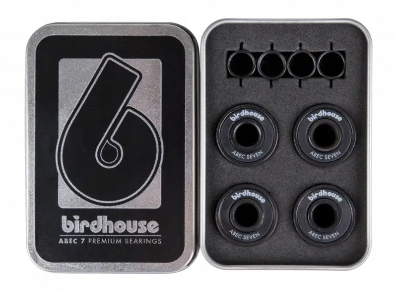 Birdhouse ABEC-7 łożyska do deskorolki 8-pak Black