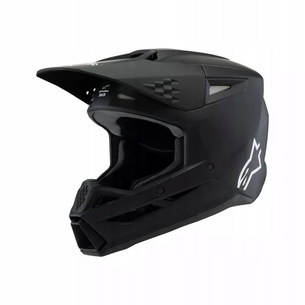 Juniorská prilba Alpinestars SM3 solid black matt L