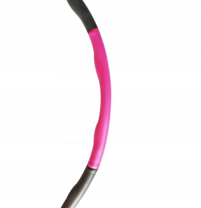 DUŻE SKŁADANE KOŁO HULA HOP MIĘKKIE PIANKOWE ODCHUDZAJĄCE MASAŻ WYPUSTKI Model HULA HOOP PINK RÓŻOWY