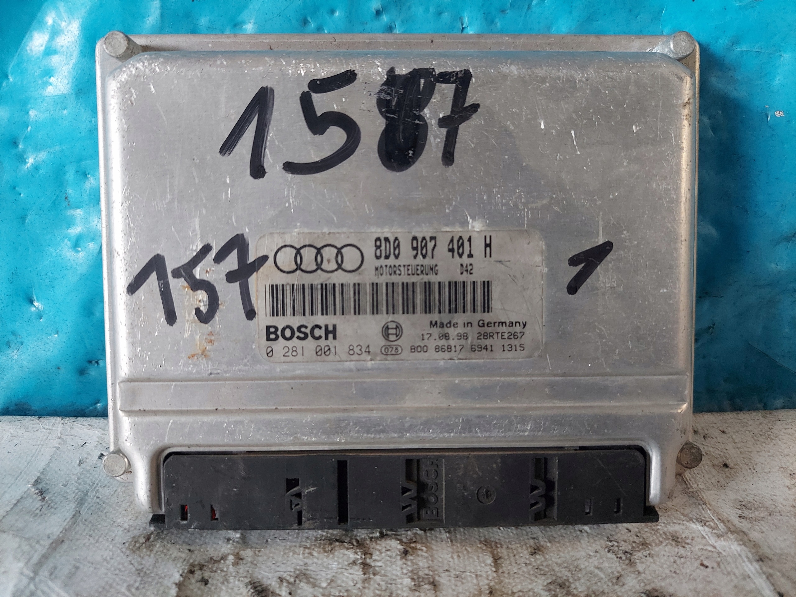 A4 B5 2.5 TDI 8D0907401H unité de commande électronique uce moteur