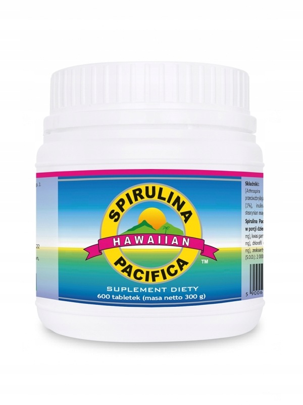 Kenay Hawajska Spirulina Pacifica (600 tabl.)
