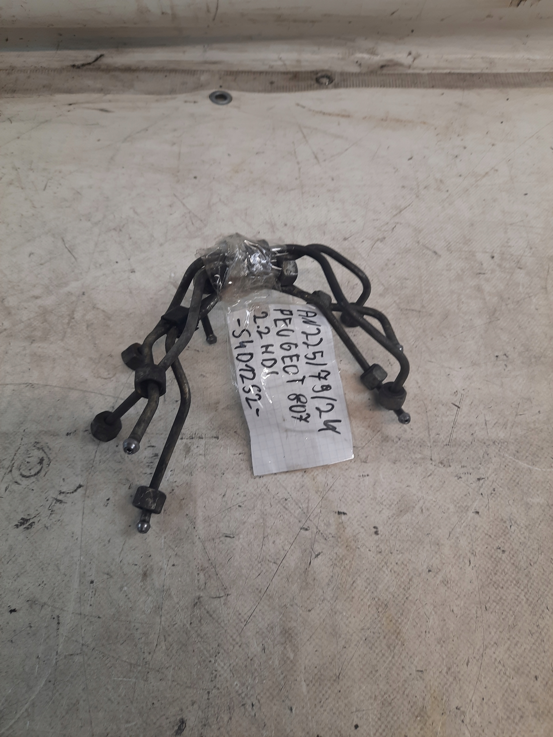 Tubi wtryskowe Peugeot 807 2.2HDI