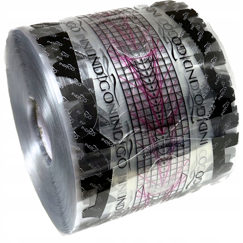 INDIGO SZABLONY FORMY DO PRZEDŁUŻANIA FORMY TRANSPARENTNE clear 500 szt