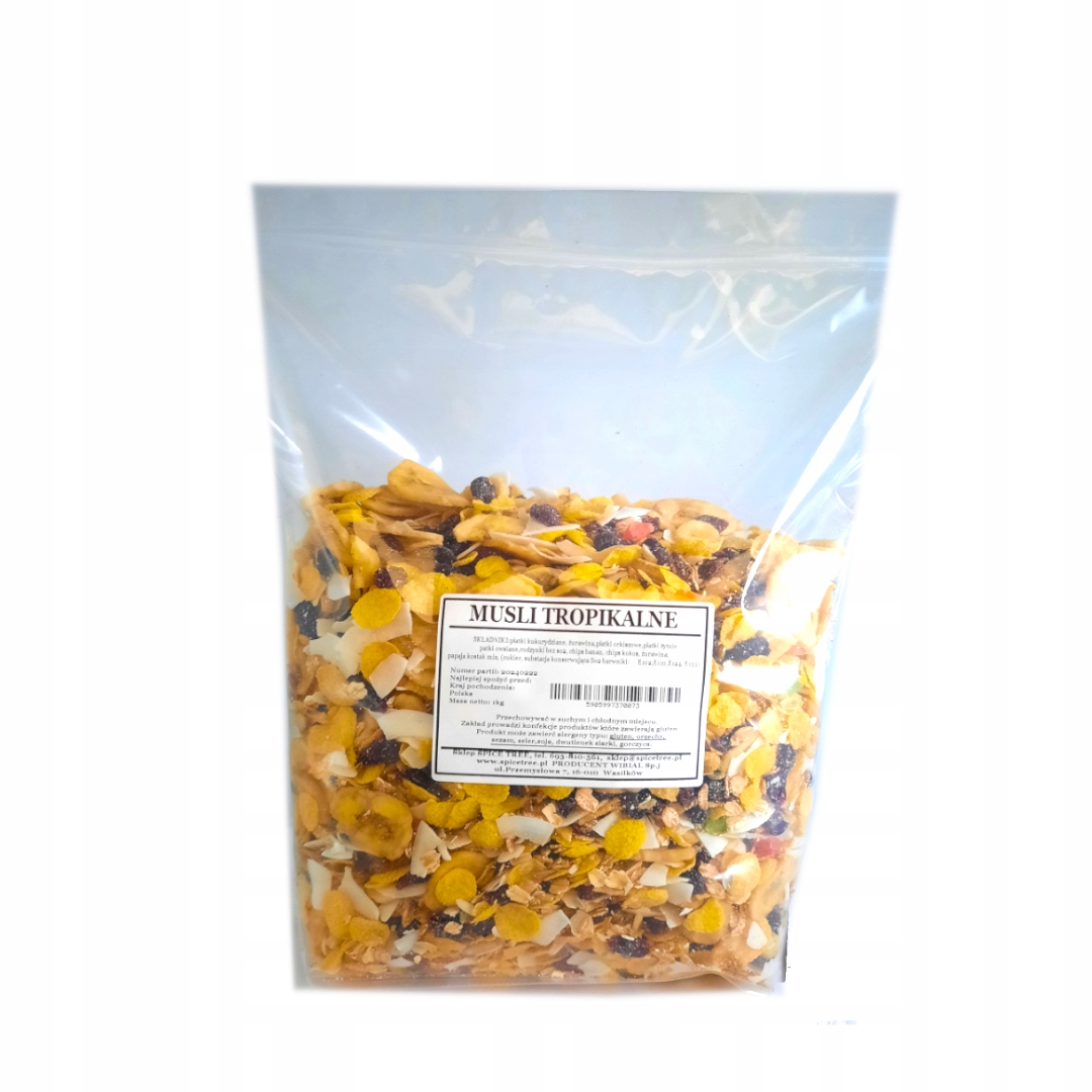 Levně 3X Spice Tree Tropické müsli se sušeným ovocem 1 kg