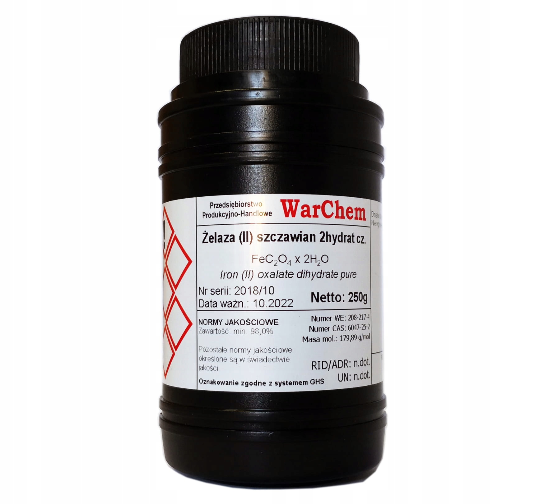 

Szczawian Żelaza (II) 2hydrat czysty 250g