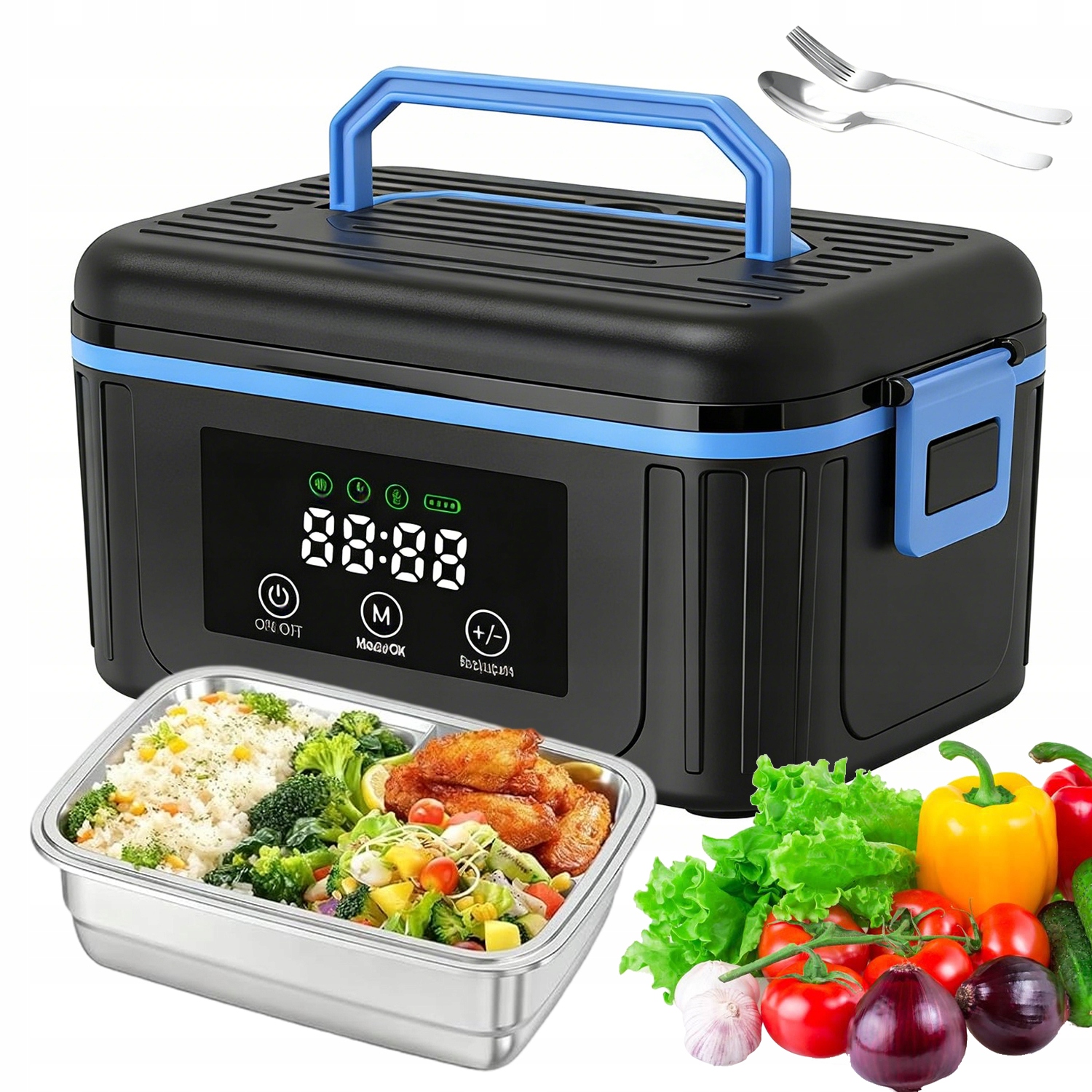 Obědový Box S 6 Režimy Ohřevu, Ocelová Nádoba 304