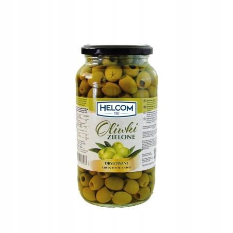 Levně Helcom Zelené olivy drilované 935 ml