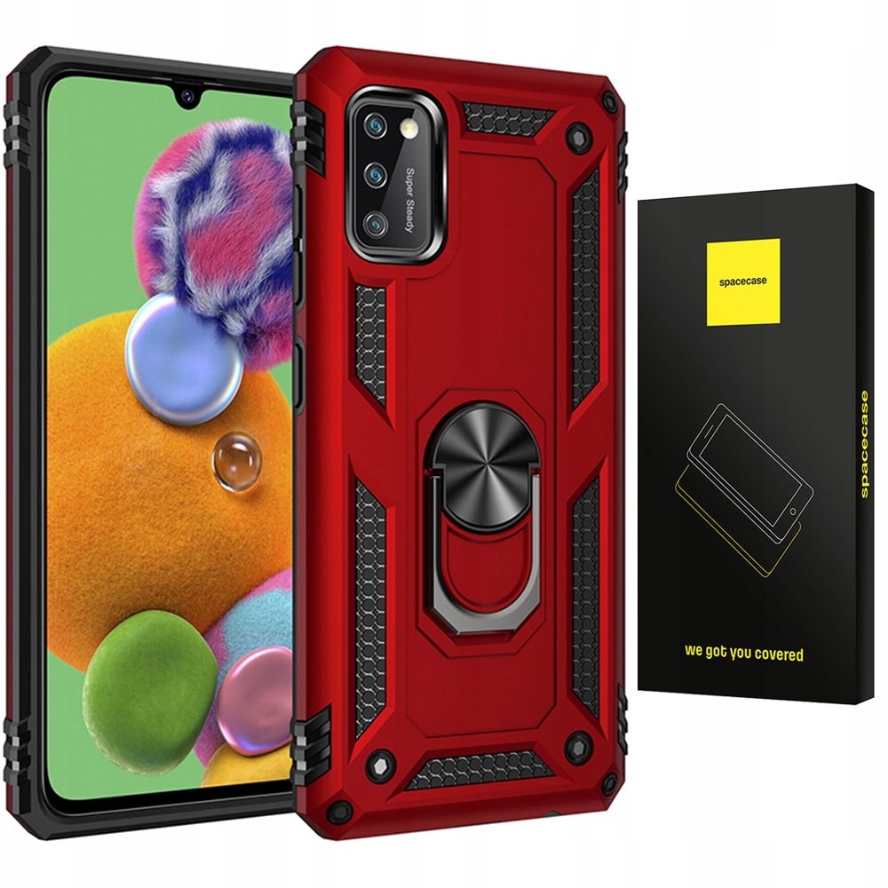 

Etui Do Galaxy A41 Spacecase Ring Nx Pancerne