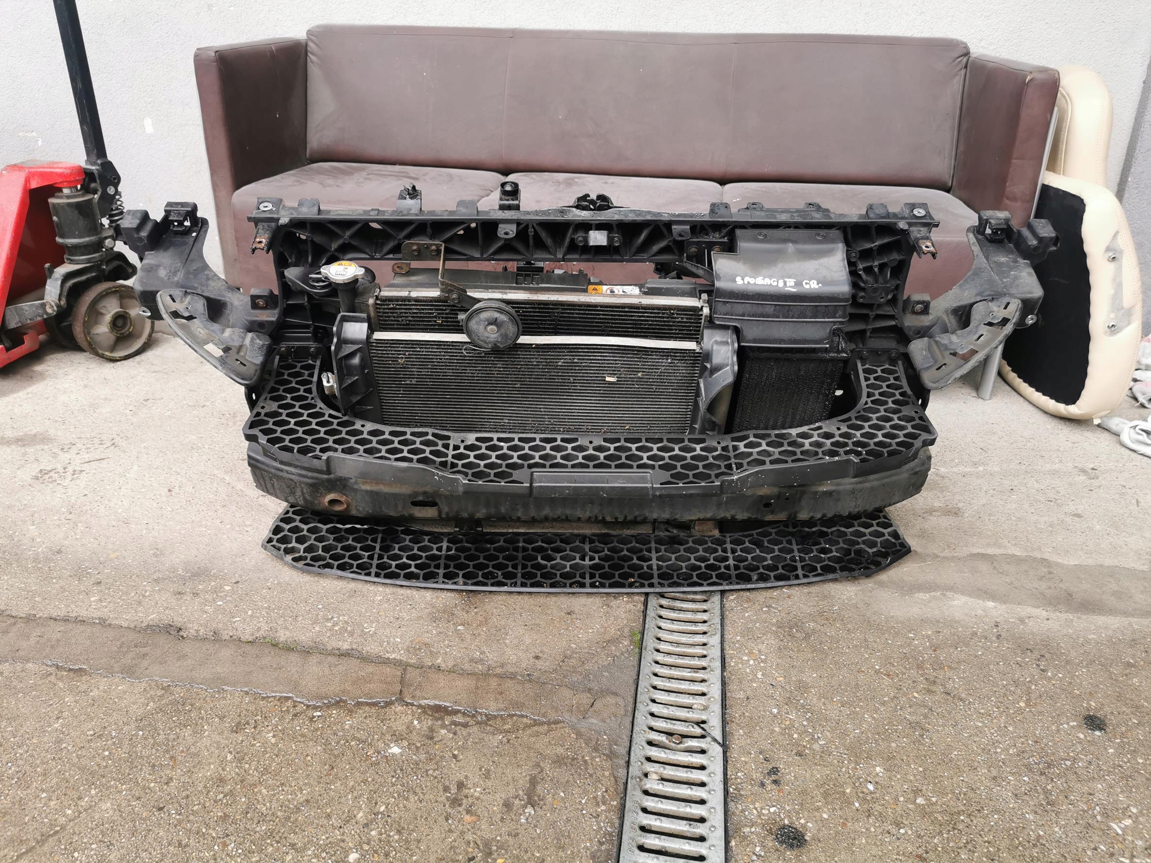 support panel for radiators complete KIA SPORTAGE III 1.7 CRDi