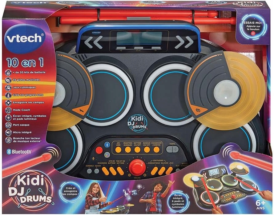 Perkusja VTech Kidi DJ Drums z dystrybucji FRANCJA