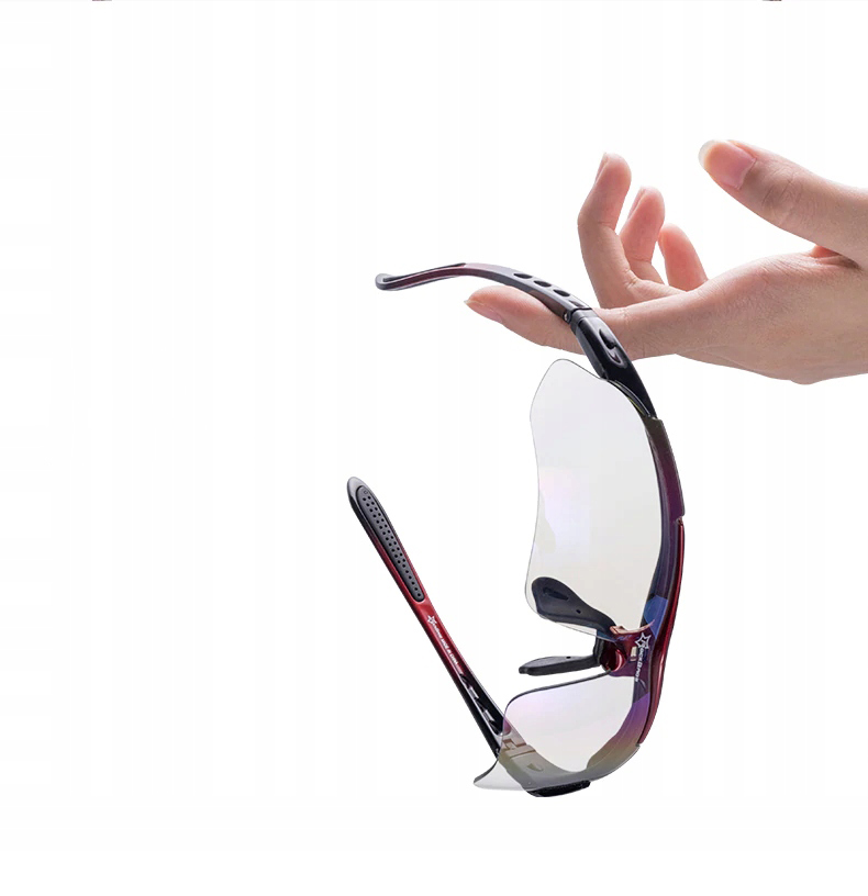 Okulary rowerowe z polaryzacją 5 wymiennych szkieł + pasek ROCKBROS 10002 Marka Rockbros