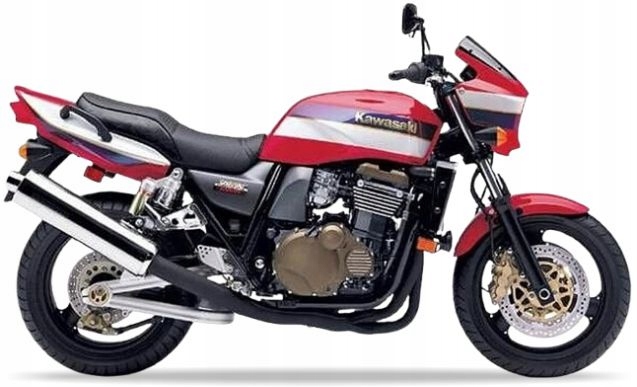 Samolepky Juula Pro Kawasaki Zrx 1200 R 2002 Červená Stříbrná Fialová