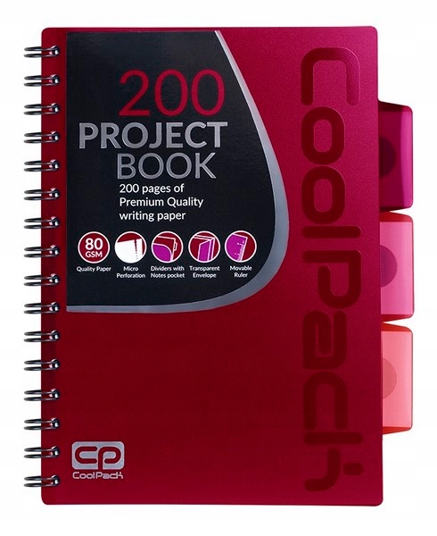 COOLPACK KOŁOBRULION A5 RED
