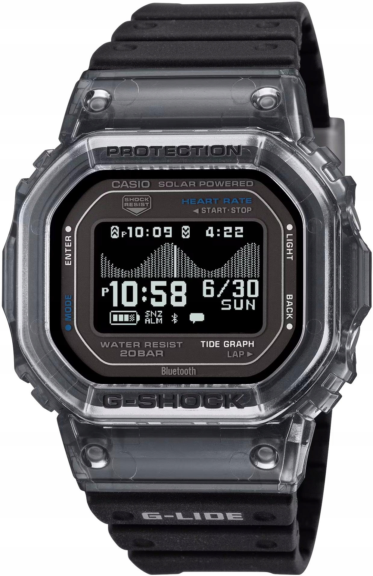 Zegarek Casio G-shock GBX-H5600-1ER Grawer Pl