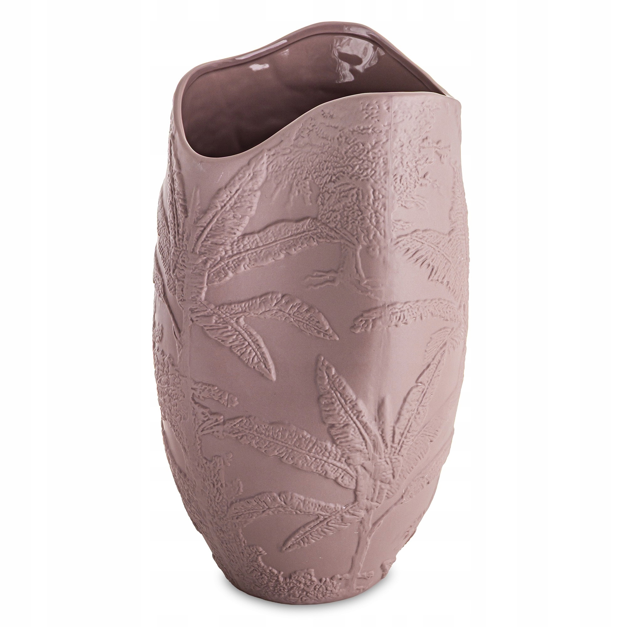 Elegantní váza Flakon Porcelánová Růžová 35 cm Styl Přírodní Dekorace