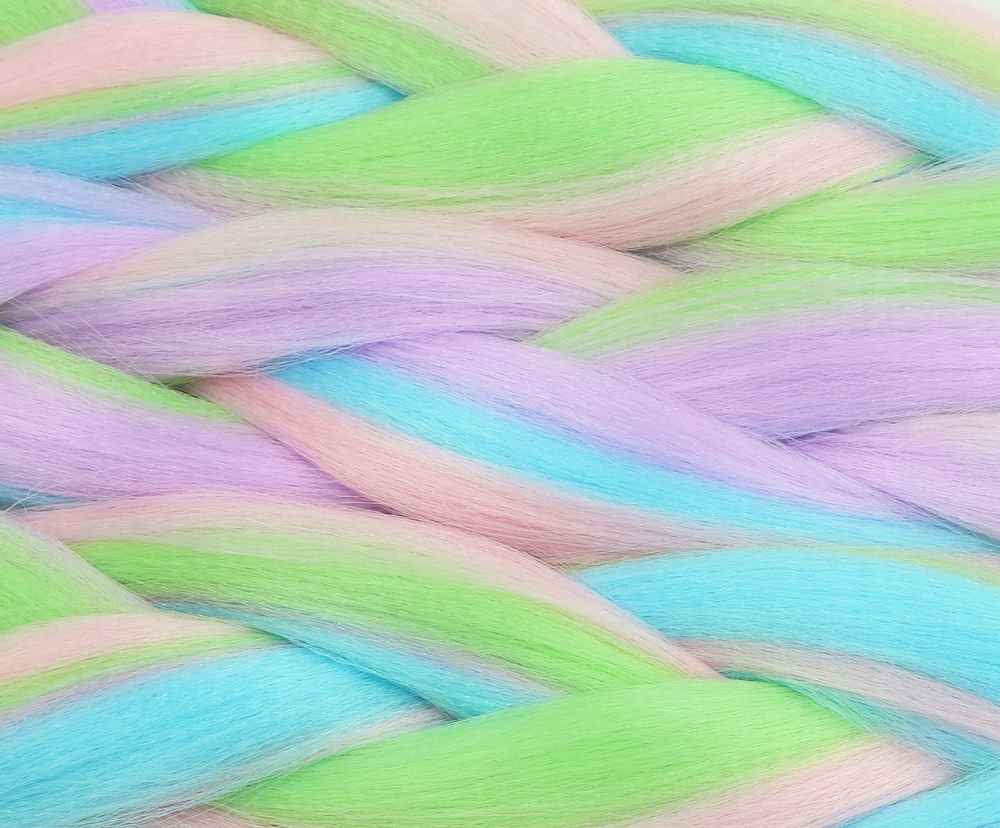 Włosy SYNTETYCZNE do warkoczyków KOLOROWE warkoczyki DOCZEPIANE WŁOSY ombre Typ włosów syntetyczne