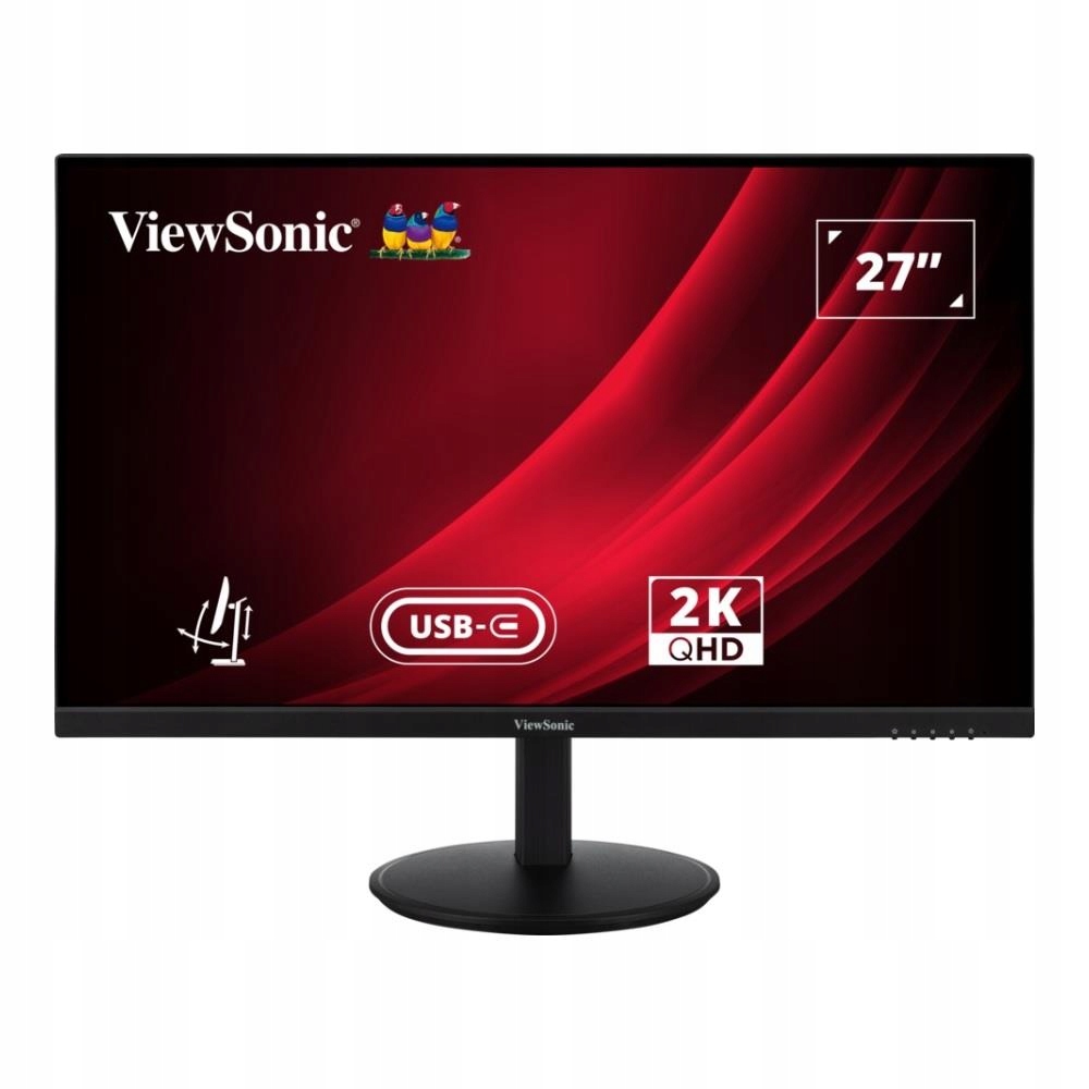 Viewsonic Monitor 27'' Ips 4K Qhd 100HZ Hdmi Dp Hub Do Rozrywki I Komputera