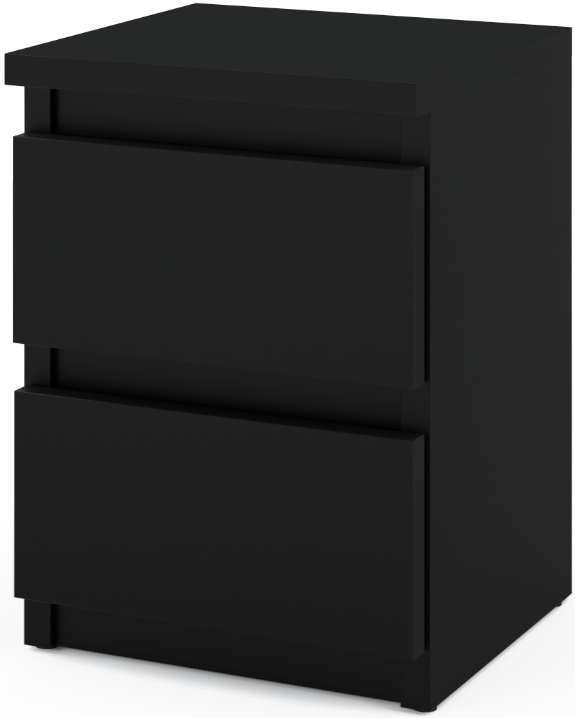 KOMODA SZAFKA NOCNA STOLIK komoda CZARNA MAT